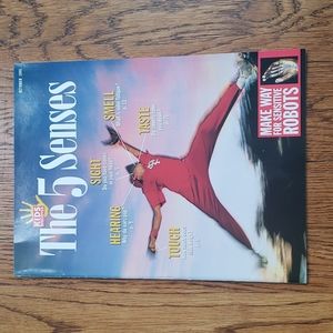 Vintage 90s Kids Discover Magazine The 5 Senses Volume 1 Issue 3 October 1991